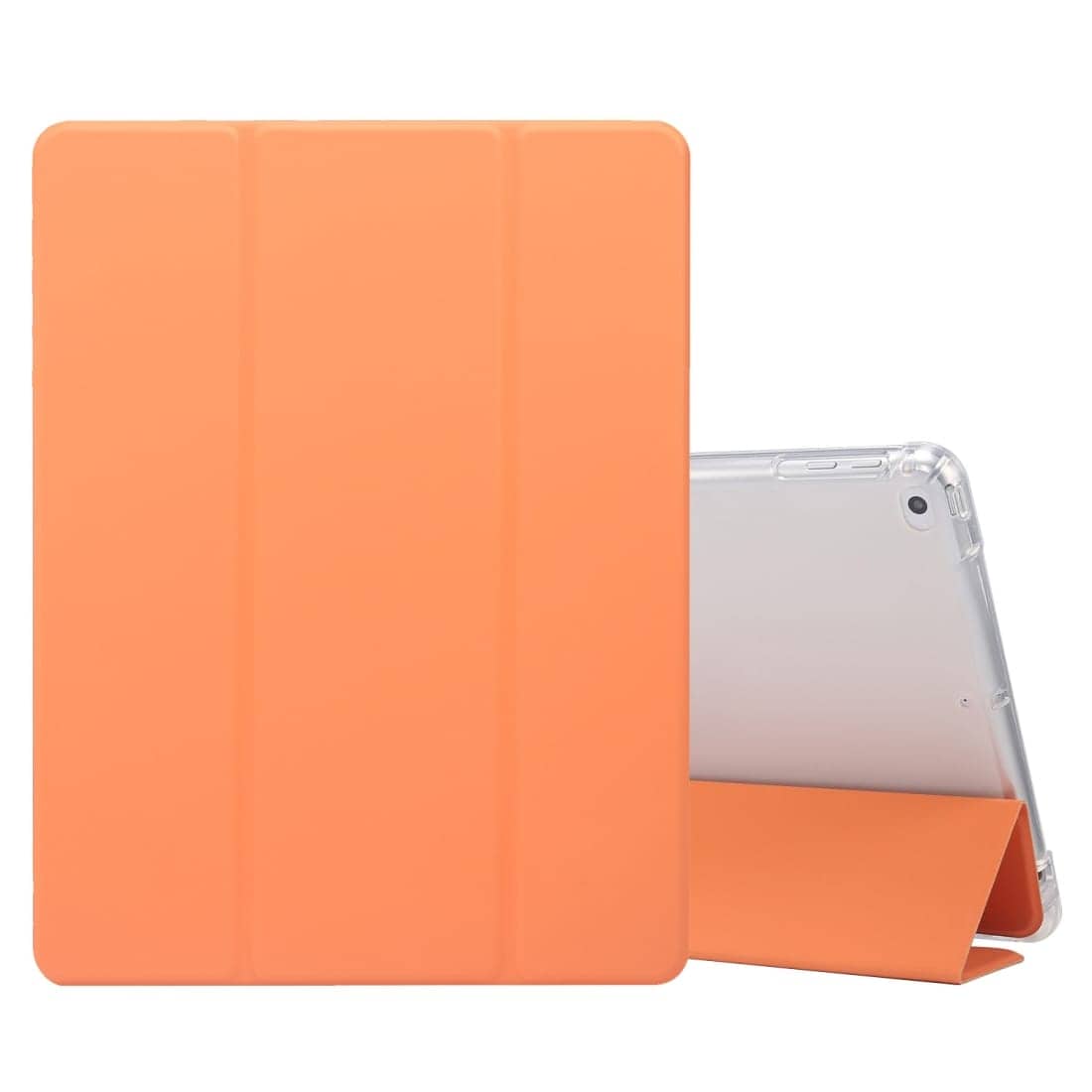 Shockproof Folio Case iPad 9 - iPad 8 - iPad 7 - Pencilhouder - Oranje Main Image