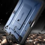 SUPCASE Full Cover Case Hoesje iPad Pro 12.9 inch - 2022 / 2021 - Pencil houder - Blauw - 4