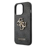 Guess Golden Logo Backcover iPhone 13 Pro Max Hoesje - Grijs - 6