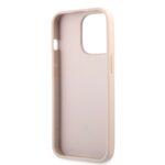 Guess Golden Logo Backcover iPhone 13 Pro Hoesje - Roze - 4