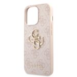Guess Golden Logo Backcover iPhone 13 Pro Hoesje - Roze - 6