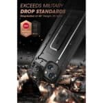 Supcase Hoesje Extreme Protection met Screen Protector iPhone 13 - Zwart - 1