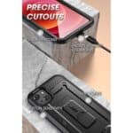 Supcase Hoesje Extreme Protection met Screen Protector iPhone 13 - Zwart - 5