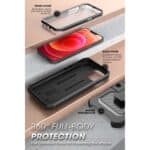 Supcase Hoesje Extreme Protection met Screen Protector iPhone 13 - Zwart - 3