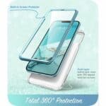 Cosmo 360 Smartphonehoesje met Screen Protector iPhone 13 - Marble Ocean - 2