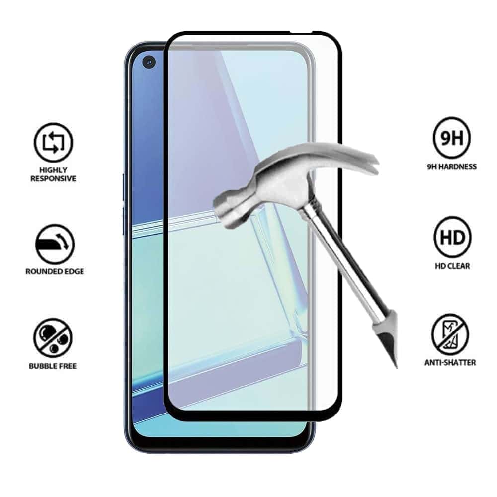 Full Cover Tempered Glass Screen Protector OPPO A92 - A72 - A52 Main Image