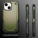 Hybrid Armor Backcover Hoesje iPhone 13 - Olijf groen - 1