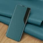 Premium Clear View Samsung Galaxy A73 Hoesje - Groen - 1