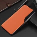 Premium Clear View Samsung Galaxy A73 Hoesje - Oranje - 3