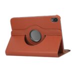 iPad Mini 7 / iPad mini 6 Hoes - Bookcase - Hoesje - 8.3 Inch - Met Standaard - 360 Draaibaar - Roterend - Bruin - 3