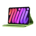 iPad Mini 7 / iPad mini 6 Hoes - Bookcase - Hoesje - 8.3 Inch - Met Standaard - 360 Draaibaar - Roterend - Groen - 4