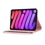 iPad Mini 7 / iPad mini 6 Hoes - Bookcase - Hoesje - 8.3 Inch - Met Standaard - 360 Draaibaar - Roterend - Lichtroze - 4