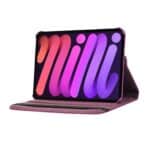iPad Mini 7 / iPad mini 6 Hoes - Bookcase - Hoesje - 8.3 Inch - Met Standaard - 360 Draaibaar - Roterend - Paars - 4