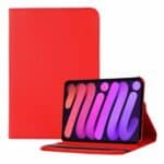 iPad Mini 7 / iPad mini 6 Hoes - Bookcase - Hoesje - 8.3 Inch - Met Standaard - 360 Draaibaar - Roterend - Rood Main Image