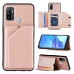 Backcover Wallet Hoesje OPPO A53s - A53 - Rosegoud Main Image