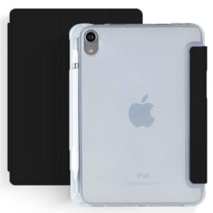 Shockproof Folio Case iPad Mini 7 / iPad mini 6 - 2024 / 2021 - Pencilhouder - Zwart