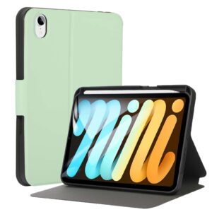 SmartCover Fold Case iPad Mini 7 / iPad Mini 6 - 2024 / 2024 - 8.3 inch - Pencilhouder - Lichtgroen