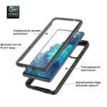 360 Backcase Hoesje met Glas Samsung Galaxy A72 - 2