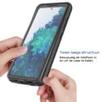 360 Backcase Hoesje met Glas Samsung Galaxy S20 FE - Fan-Edition - 3