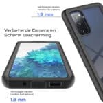 360 Backcase Hoesje met Glas Samsung Galaxy S20 FE - Fan-Edition - 4