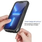 360 Backcover hoesje met screenprotector iPhone 14 Pro - 3
