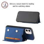 Backcover Wallet Hoesje iPhone 12 Pro - 12 - Blauw - 2