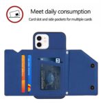 Backcover Wallet Hoesje iPhone 12 Pro - 12 - Blauw - 3
