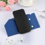 Backcover Wallet Hoesje iPhone 12 Pro - 12 - Blauw - 5