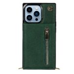iPhone 15 Pro Max hoesje Solidenz Fashion Wallet met pasjesvak en koord groen - 1