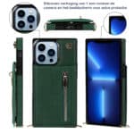 iPhone 15 Pro Max hoesje Solidenz Fashion Wallet met pasjesvak en koord groen - 7