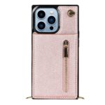 iPhone 15 Pro Max hoesje Solidenz Fashion Wallet met pasjeshouder roségoud - 1