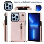 iPhone 15 Pro Max hoesje Solidenz Fashion Wallet met pasjeshouder roségoud - 6