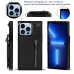 iPhone 15 Pro Max hoesje Solidenz Fashion Wallet met koord zwart - 5