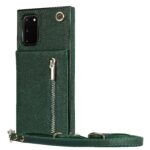 Solidenz Fashion Wallet Hoesje met Koord Samsung S20 FE - Groen - 1