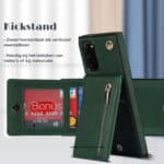 Solidenz Fashion Wallet Hoesje met Koord Samsung S20 FE - Groen - 5