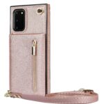 Solidenz Fashion Wallet Hoesje met Koord Samsung Galaxy S20 FE - Rosegoud - 1