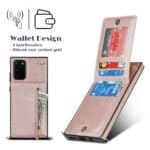 Solidenz Fashion Wallet Hoesje met Koord Samsung Galaxy S20 FE - Rosegoud - 5