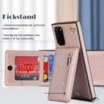 Solidenz Fashion Wallet Hoesje met Koord Samsung Galaxy S20 FE - Rosegoud - 7