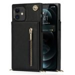 Solidenz Fashion Wallet Hoesje met Koord iPhone 12 Pro - 12 - Zwart - 1