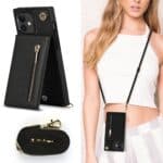 Solidenz Fashion Wallet Hoesje met Koord iPhone 12 Pro - 12 - Zwart - 2