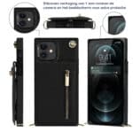 Solidenz Fashion Wallet Hoesje met Koord iPhone 12 Pro - 12 - Zwart - 6