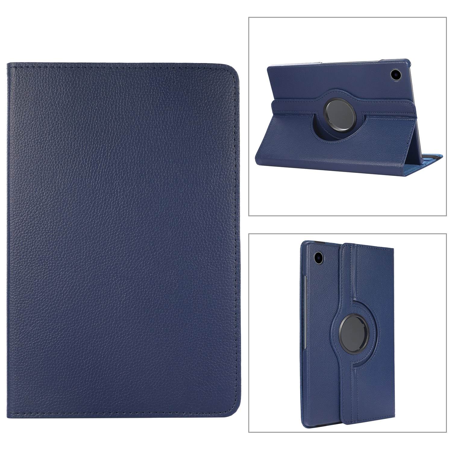 Samsung Galaxy Tab A8 Hoes - Tablet A8 Bookcase - Tab A8 Hoesje - Case Cover - 360 Draaibaar - Roterend Hoesje - Met Standaard - Blauw Main Image