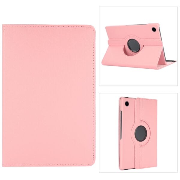 Samsung Galaxy Tab A8 Hoes - Tablet A8 Bookcase - Tab A8 Hoesje - Case Cover - 360 Draaibaar - Roterend Hoesje - Met Standaard - Lichtroze