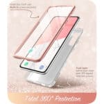 Cosmo 360 Hoesje met Screen Protector Samsung Galaxy S21 FE - Marble - 1