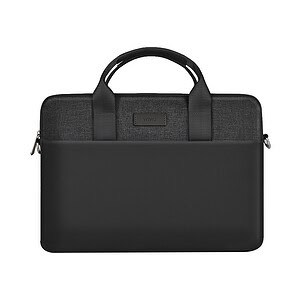 Dunne laptop tas tot 14 inch - MacBook tas - Zwart Main Image