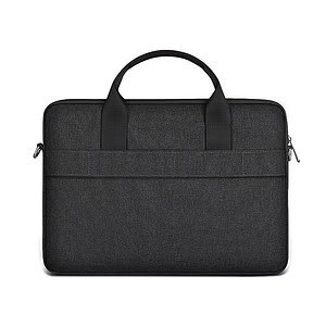 Dunne laptop tas tot 14 inch - MacBook tas - Zwart - 1