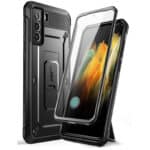 Supcase 360 Backcover met Screen Protector Samsung Galaxy S21 FE - Zwart Main Image