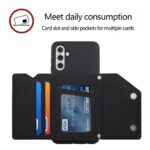 Samsung Galaxy A13 5G Hoesje Zwart - Backcover Wallet - 3
