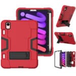 Shockproof Standcase Hoes iPad Mini 7 / iPad mini 6 - 2024 / 2021 Rood - 8.3 inch Main Image