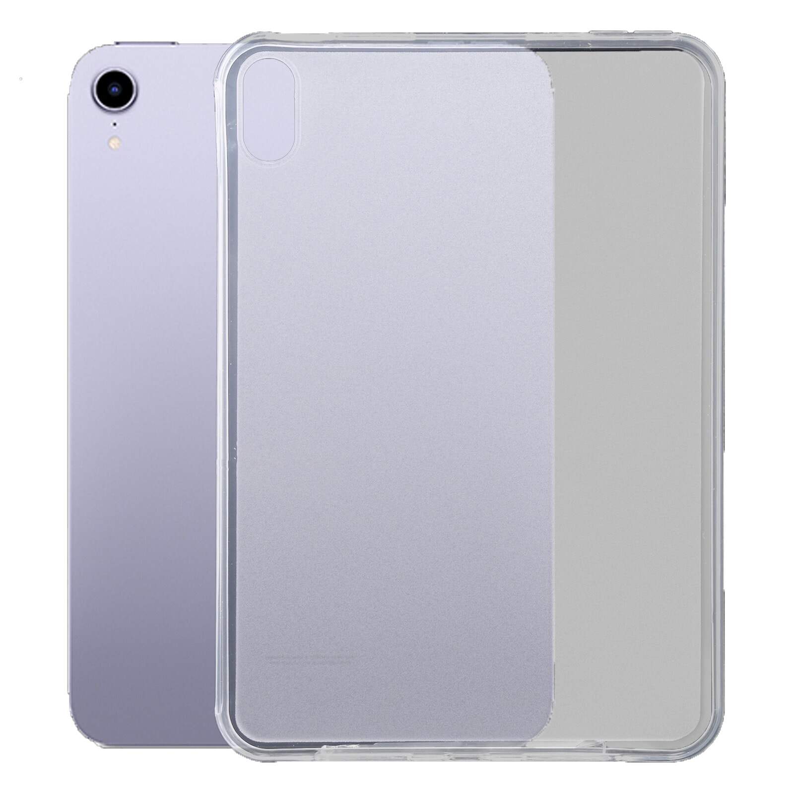 Siliconen hoes iPad Mini 7 / iPad mini 6 - 2024 / 2021 - 8.3 inch - Transparant Main Image